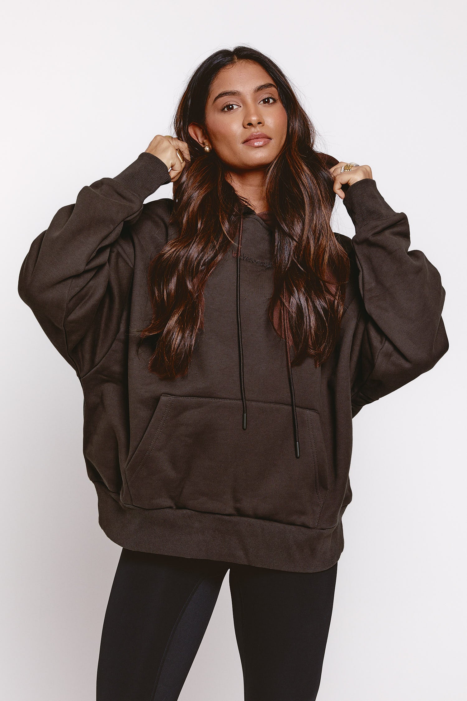 Boxy Hoodie Mocha