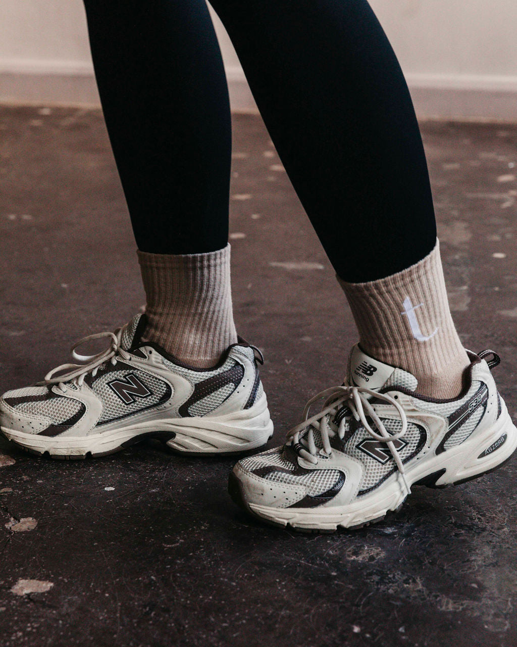 Classic 't' Sock - Oatmilk