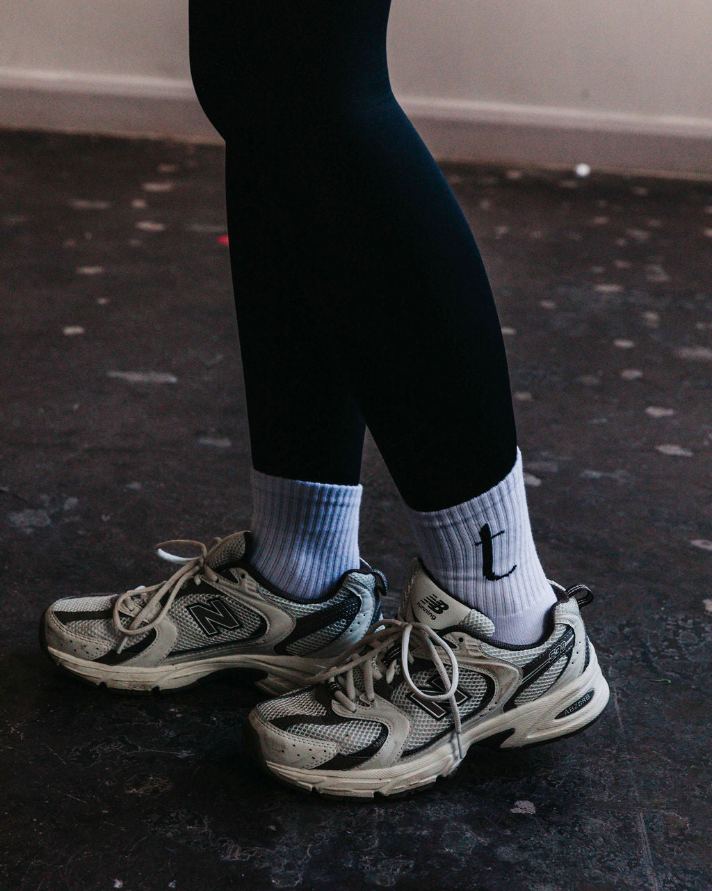 Classic 't' Sock - White