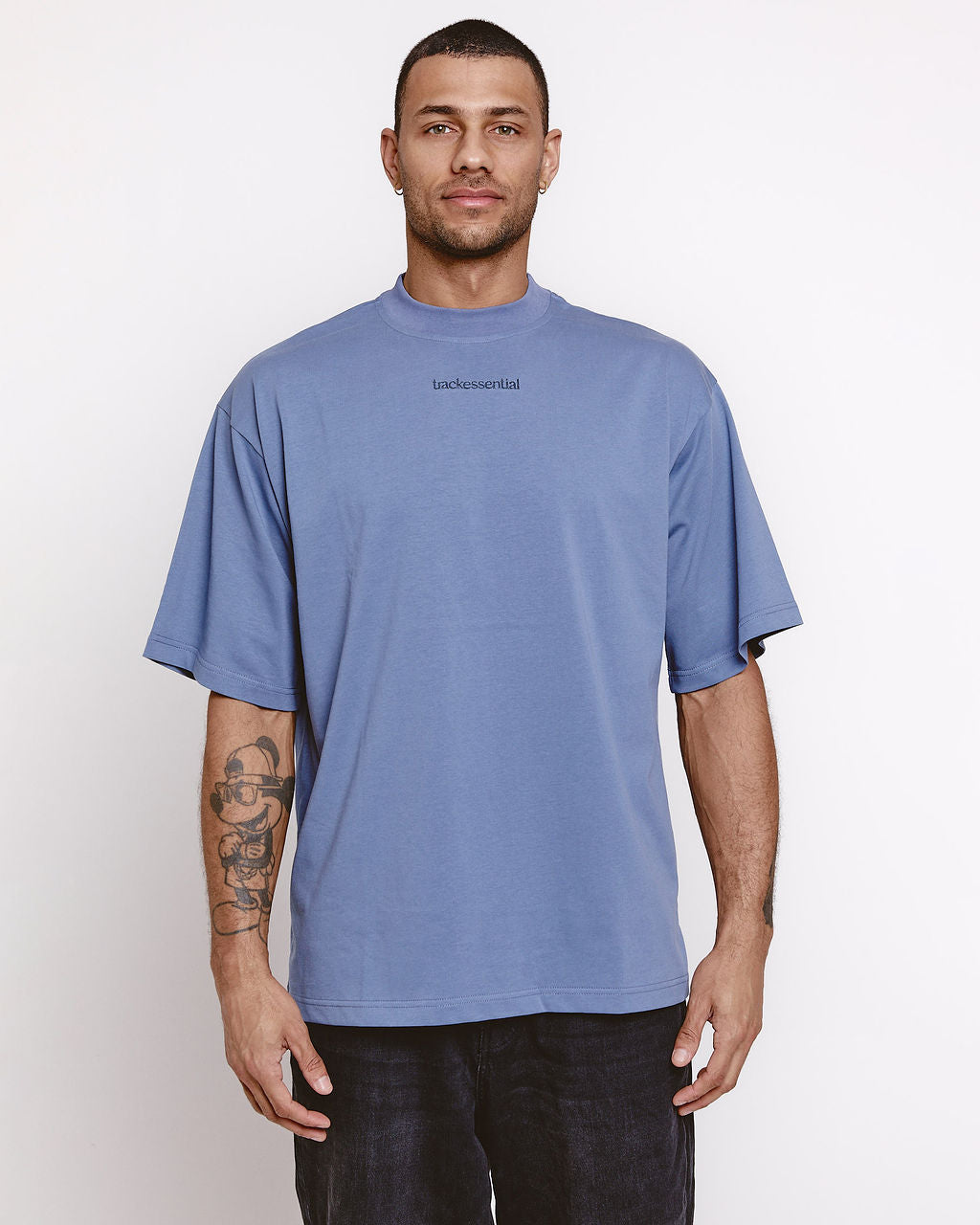 trackessential t-shirt blue