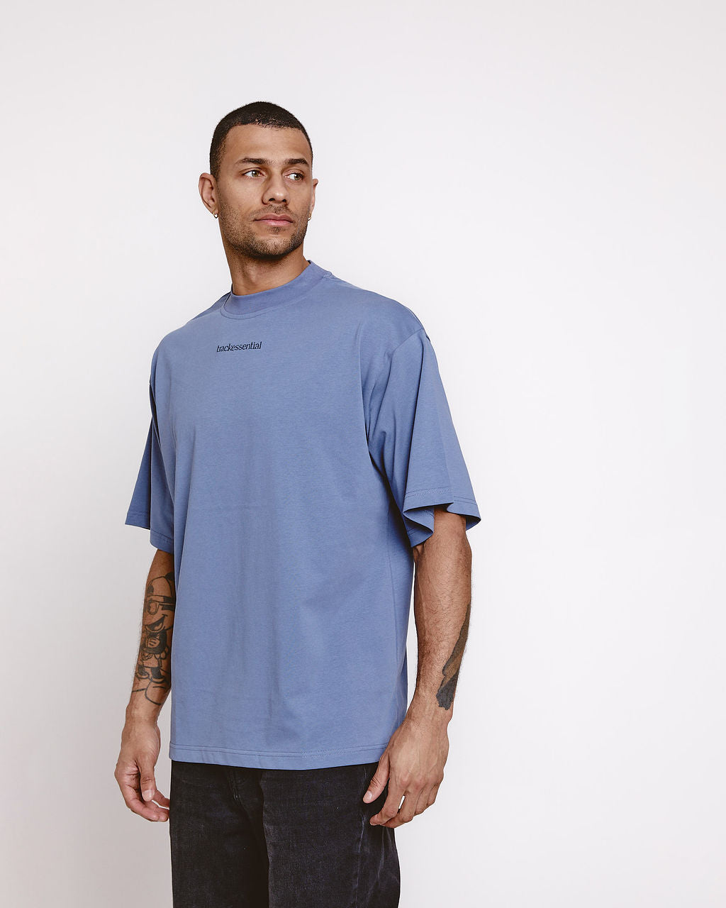 trackessential t-shirt blue