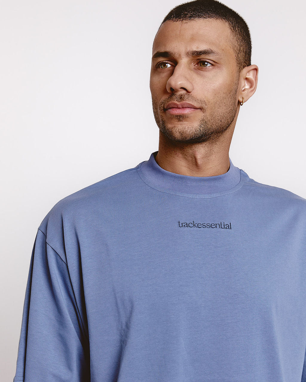 trackessential t-shirt blue
