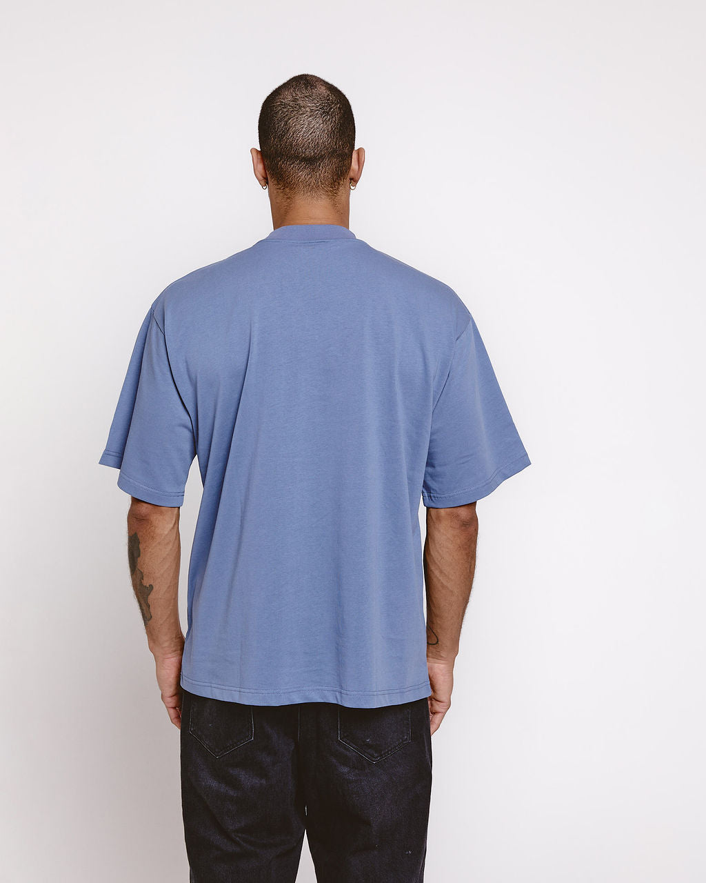 trackessential t-shirt blue
