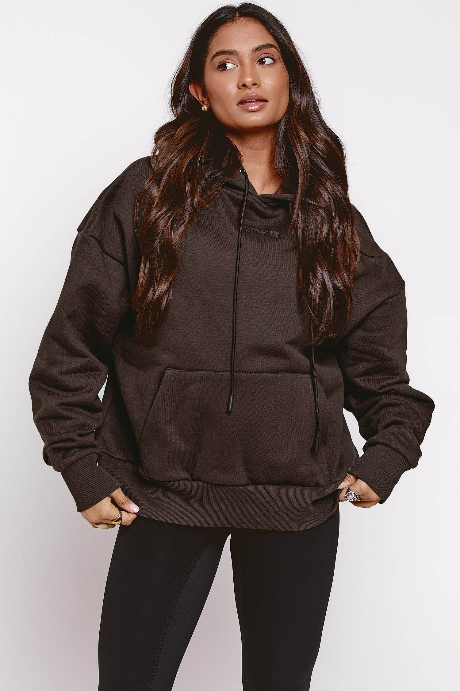 Boxy Hoodie - Mocha