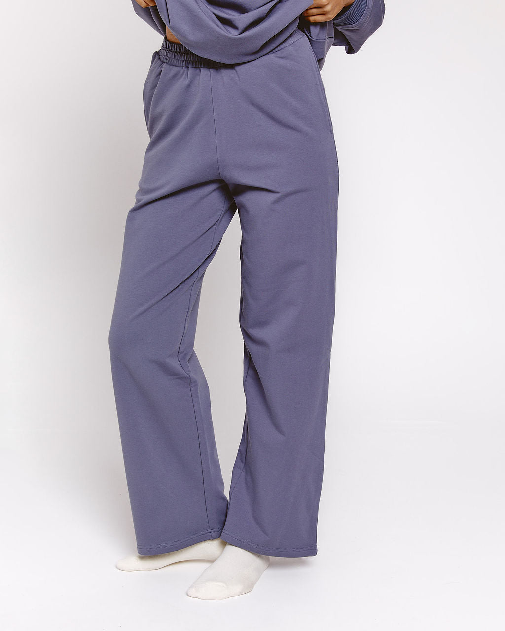 Oversized Straight Leg Jogger - Powder Blue