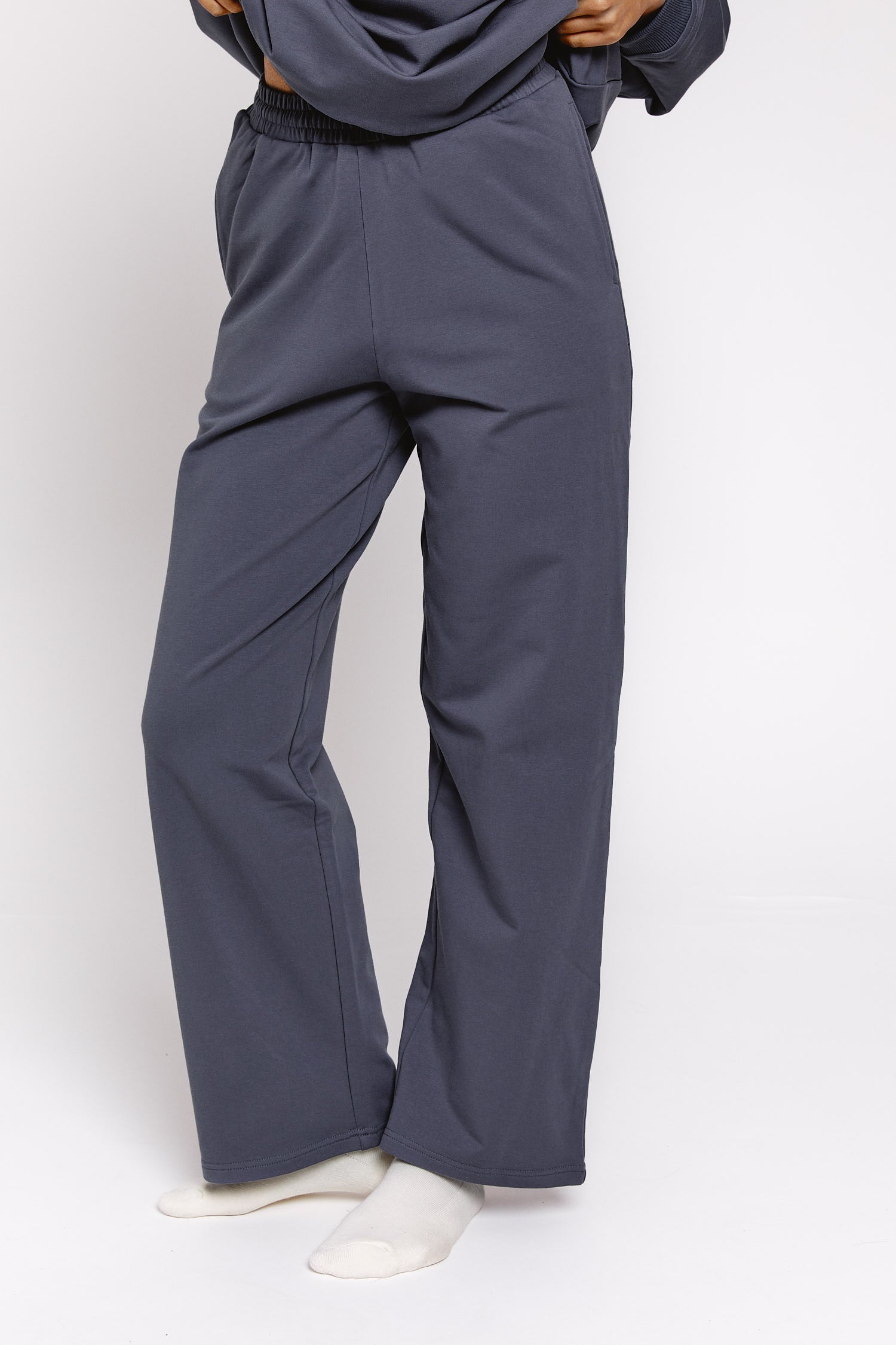 Oversized Straight Leg Jogger - Powder Blue