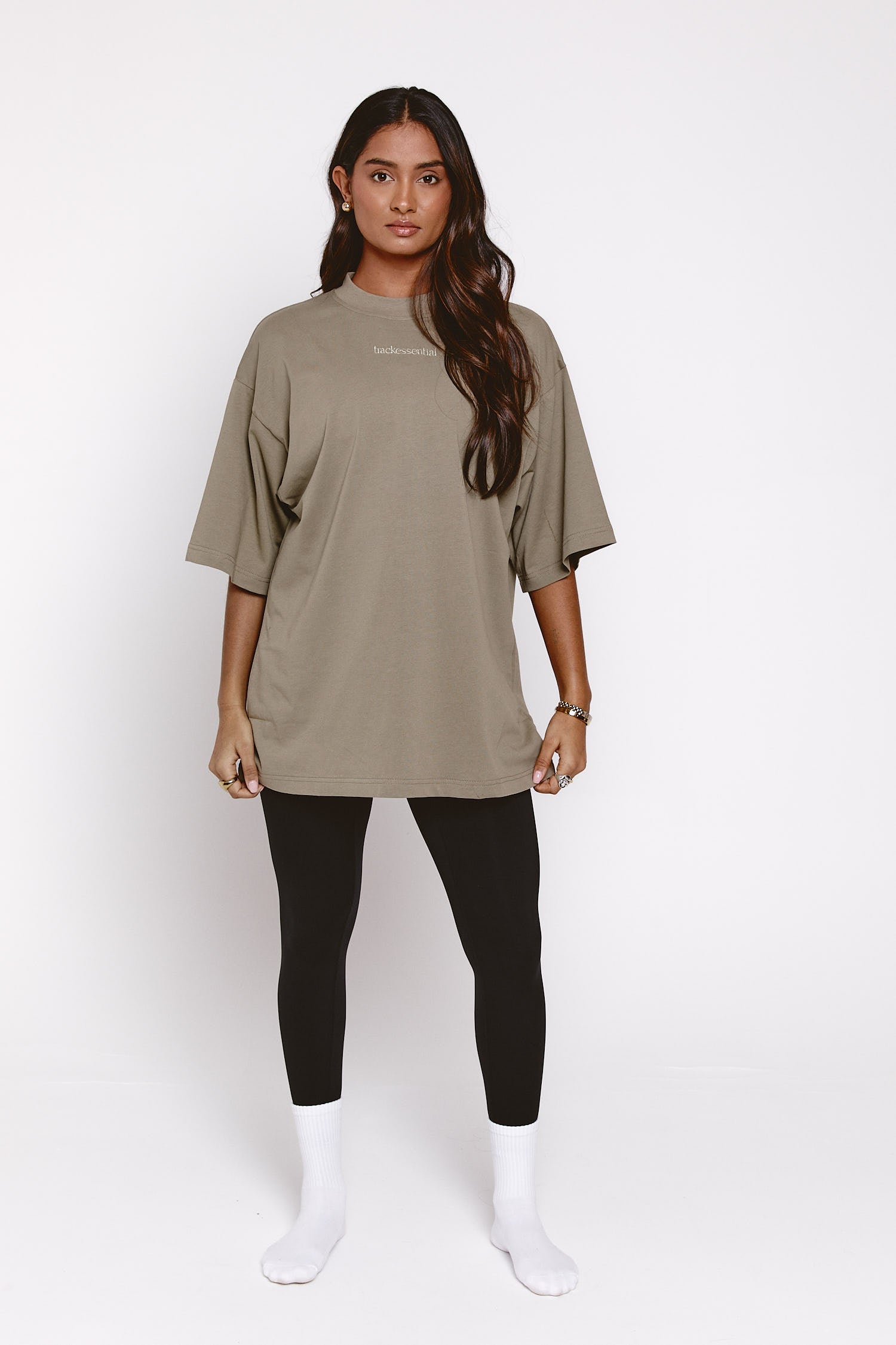 Oversized Tee - Olive Night