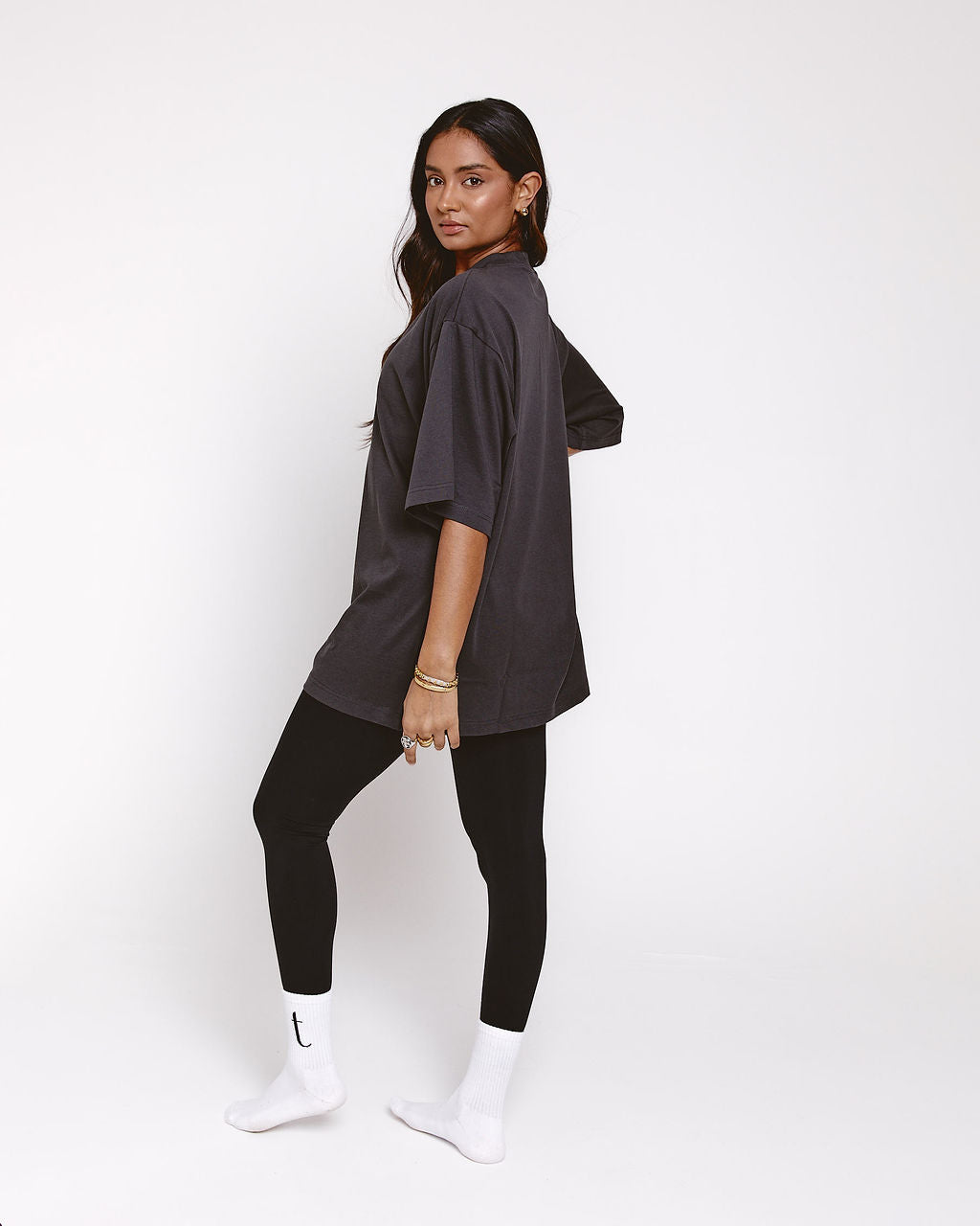 trackessential t-shirt grey