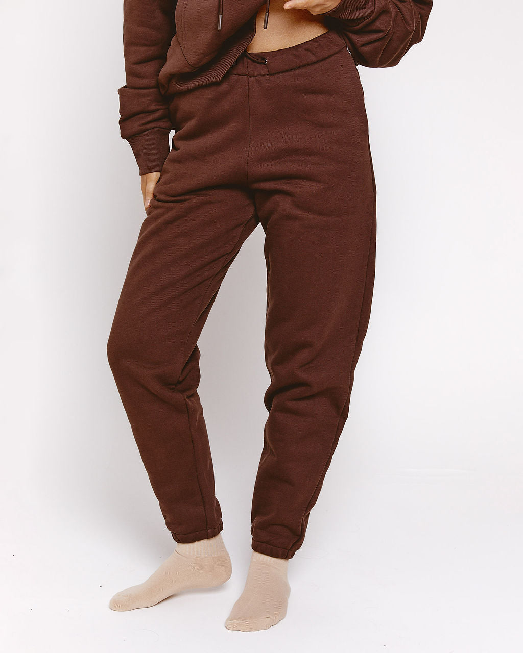 Relaxed Cuffed Jogger - Mocha
